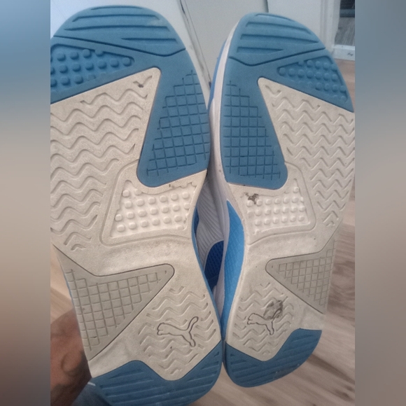 Mens Puma X-RAY color block blue/white and gray sneakers - Picture 10 of 15